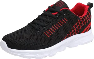 Women's Lace Up Walking Running Shoes Tennis Casual Mens Running Shoes Breathable Men Casual Dress Shoes Brown Sneakers Platform Tennis Shoe Cross Trainer Shoe