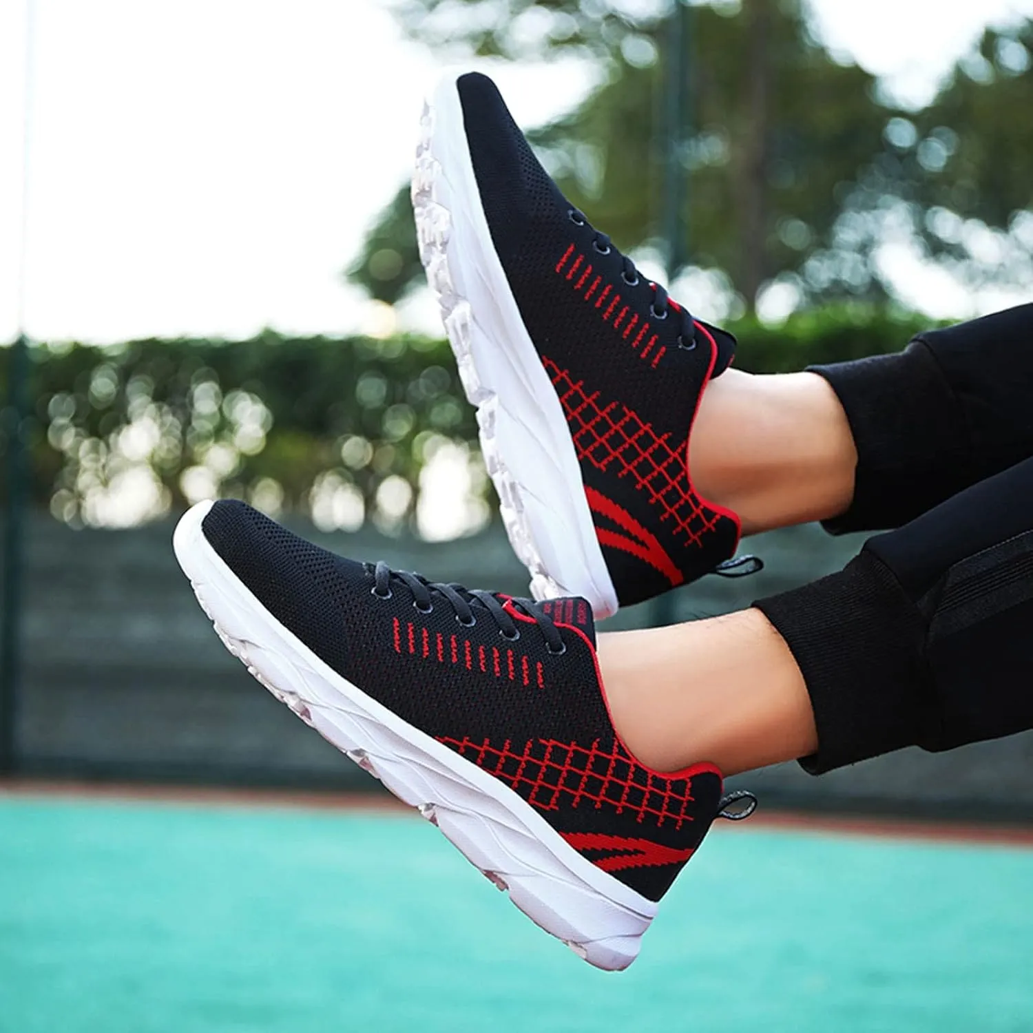 Women's Lace Up Walking Running Shoes Tennis Casual Mens Running Shoes Breathable Men Casual Dress Shoes Brown Sneakers Platform Tennis Shoe Cross Trainer Shoe